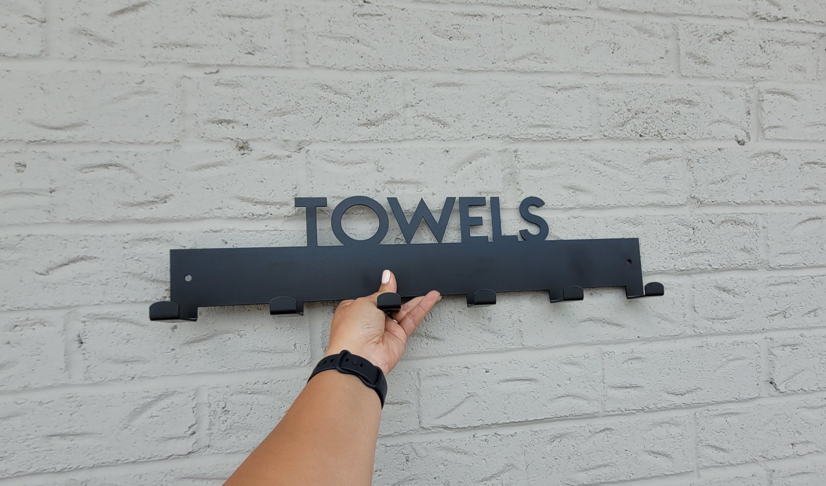 Pool Towel Rack