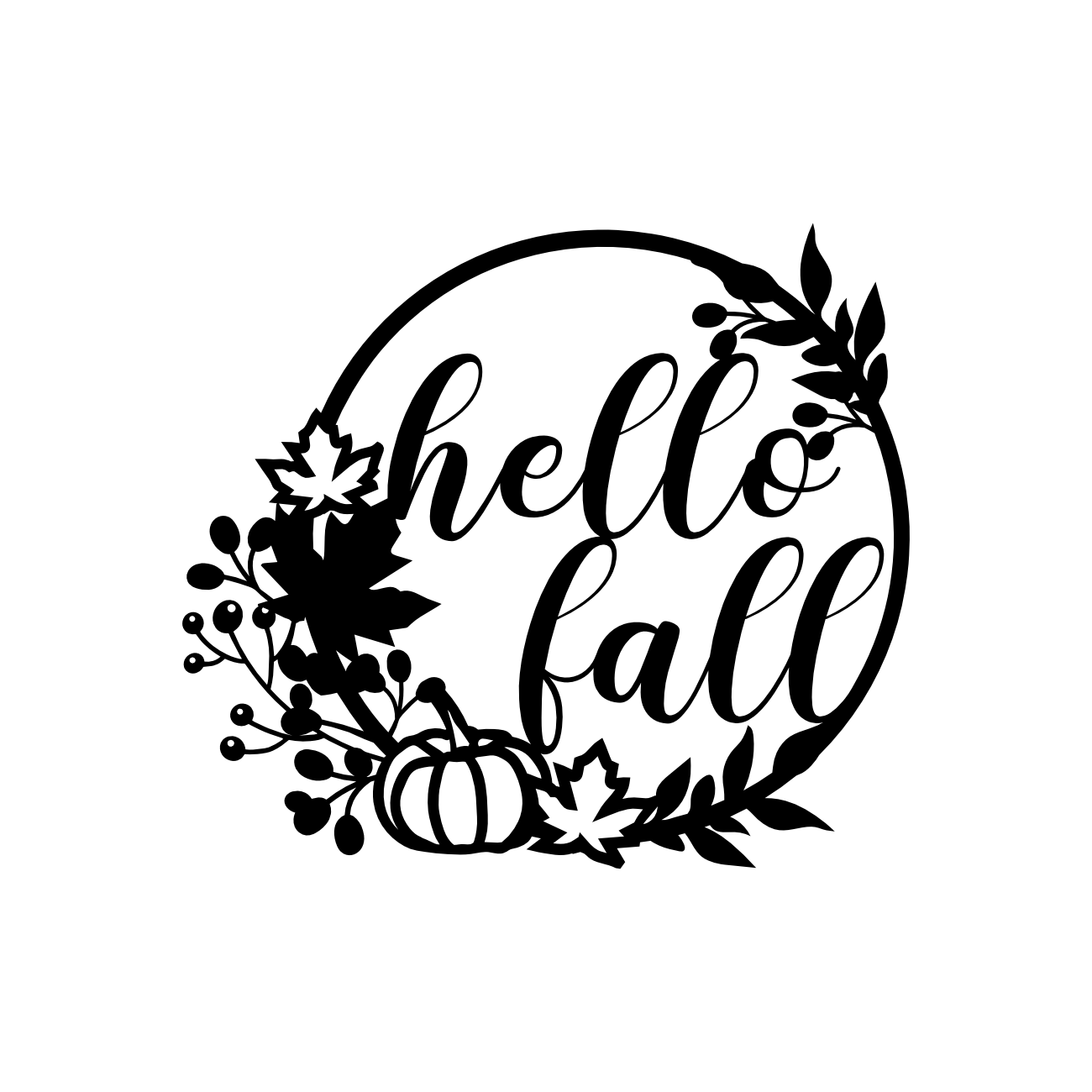 Hello Fall Wreath