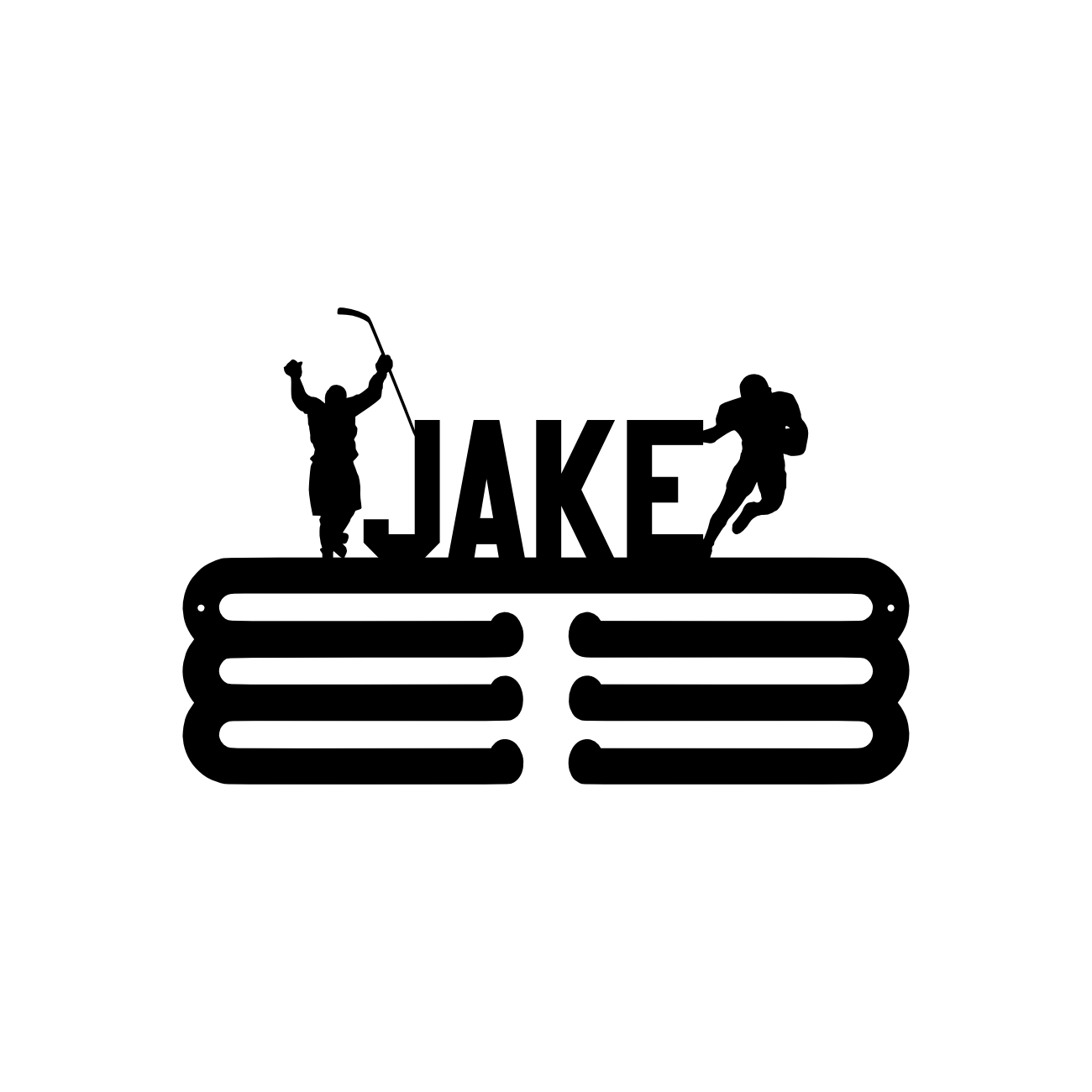 Hockey & Football Boy Medal Hanger