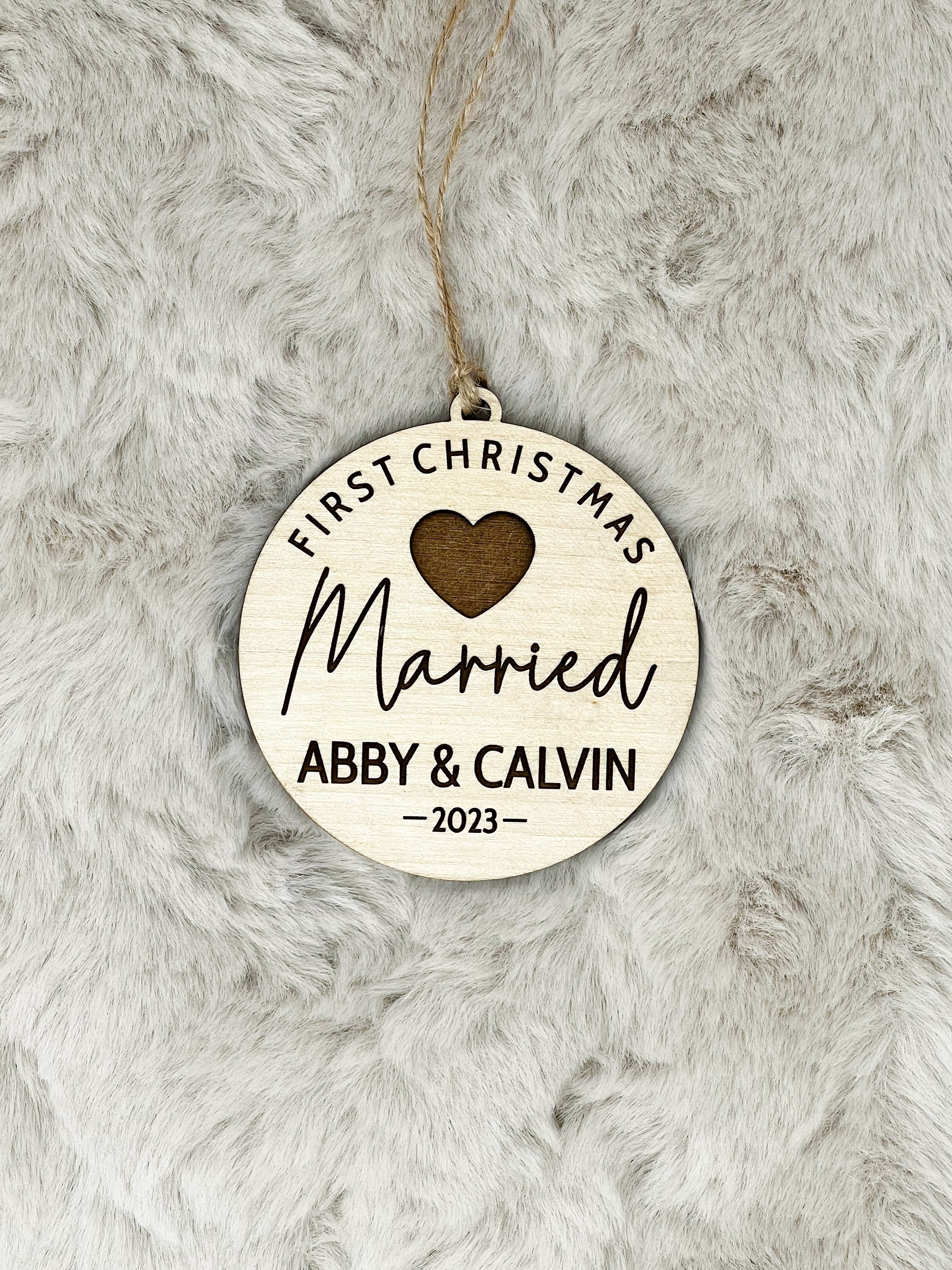 First Christmas Married