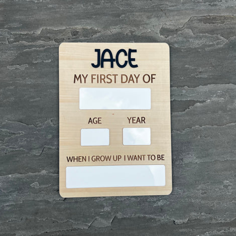 First Day of Large Board