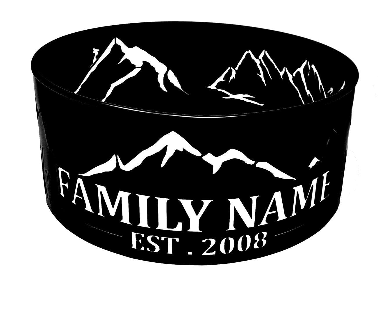 Ski Mountains Fire Ring