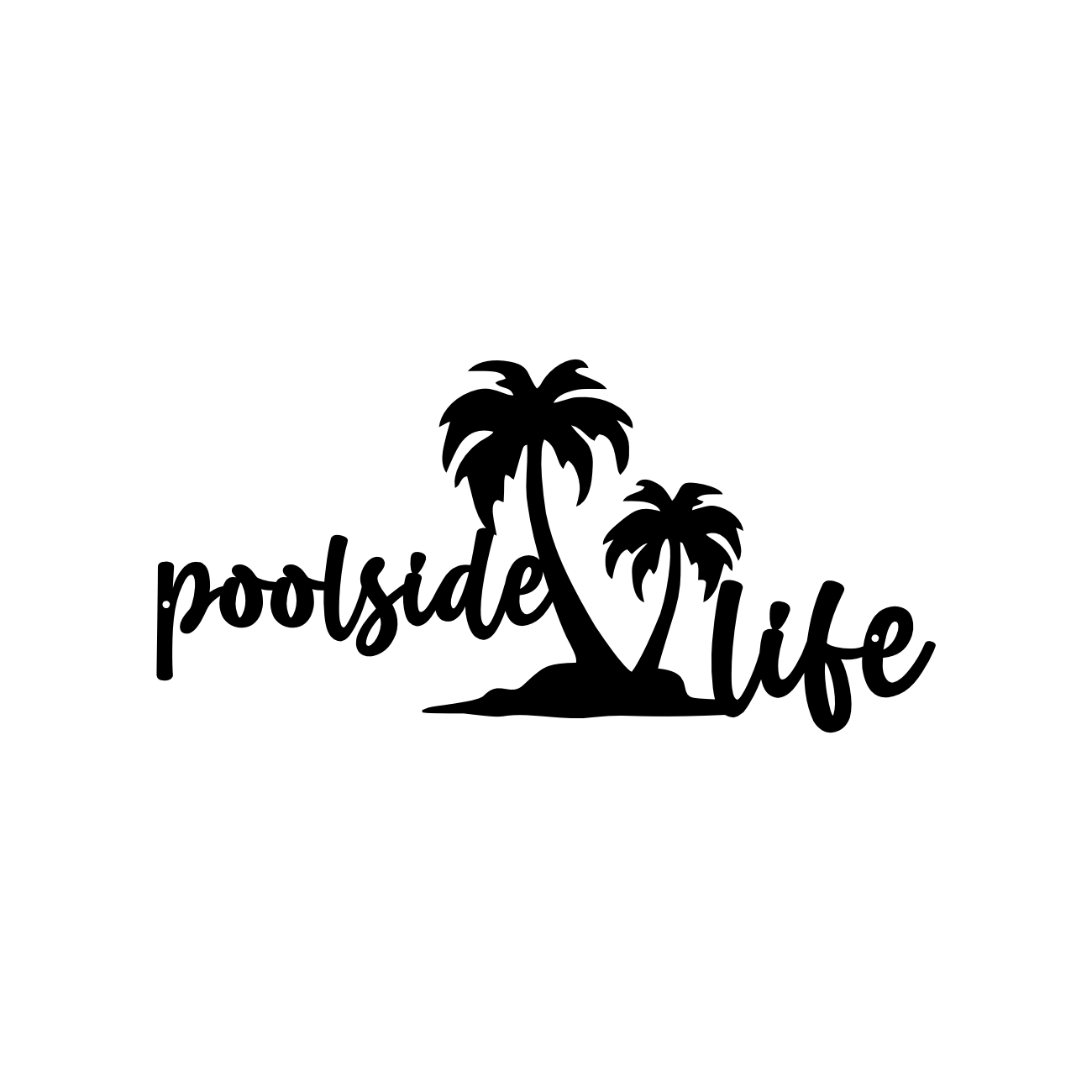 Poolside Oasis-Circle