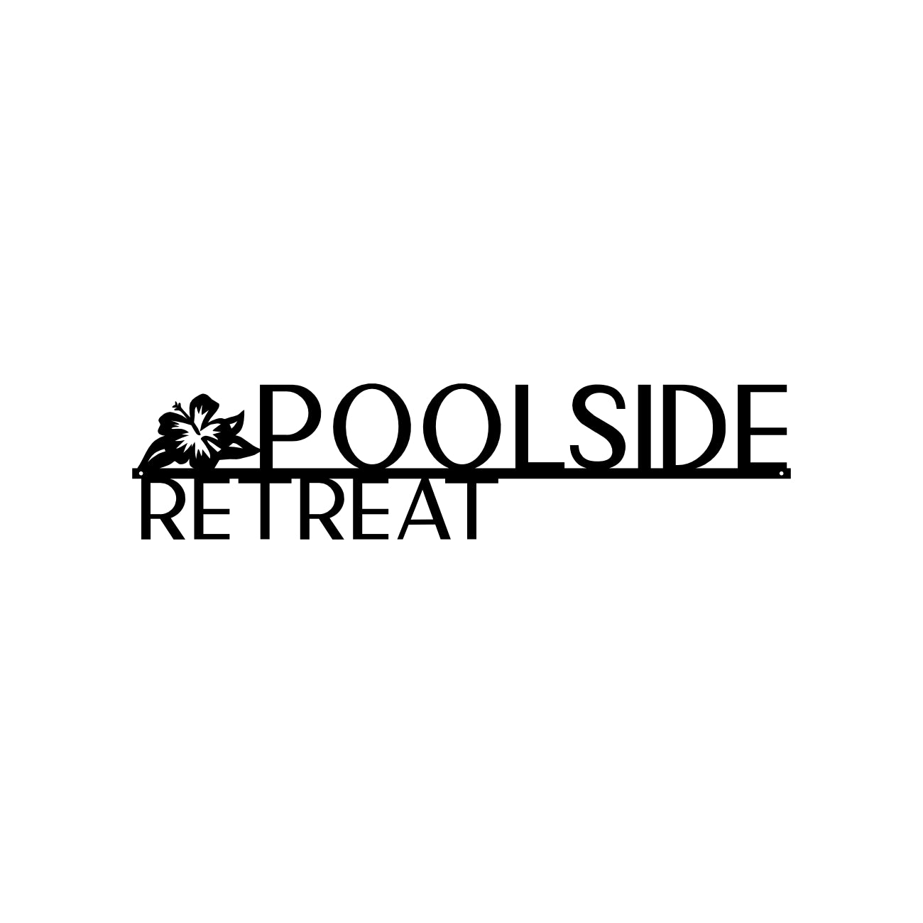 Poolside Retreat-Hibiscus