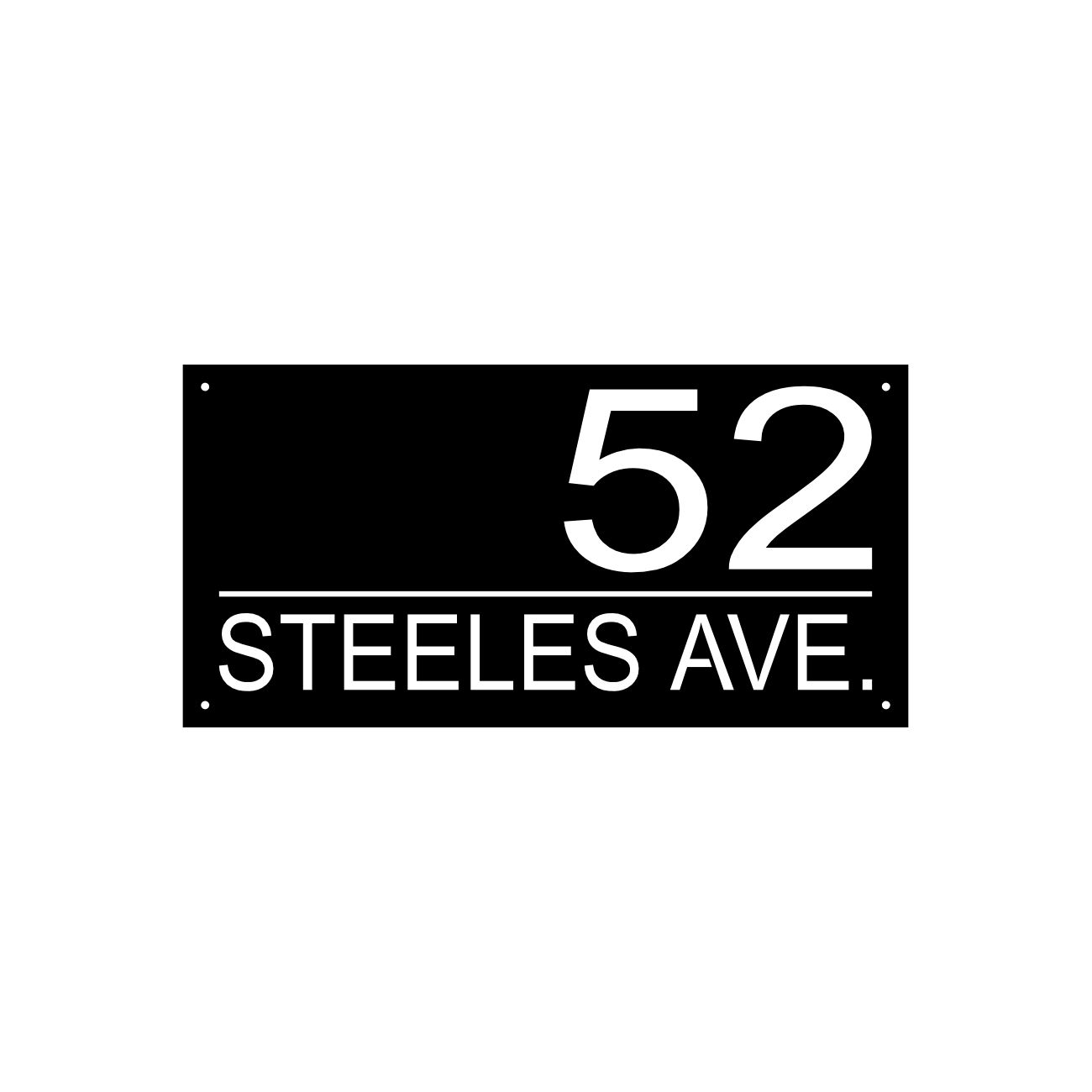 Street Address Name Plate
