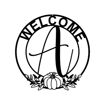 Welcome-Pumpkin Monogram