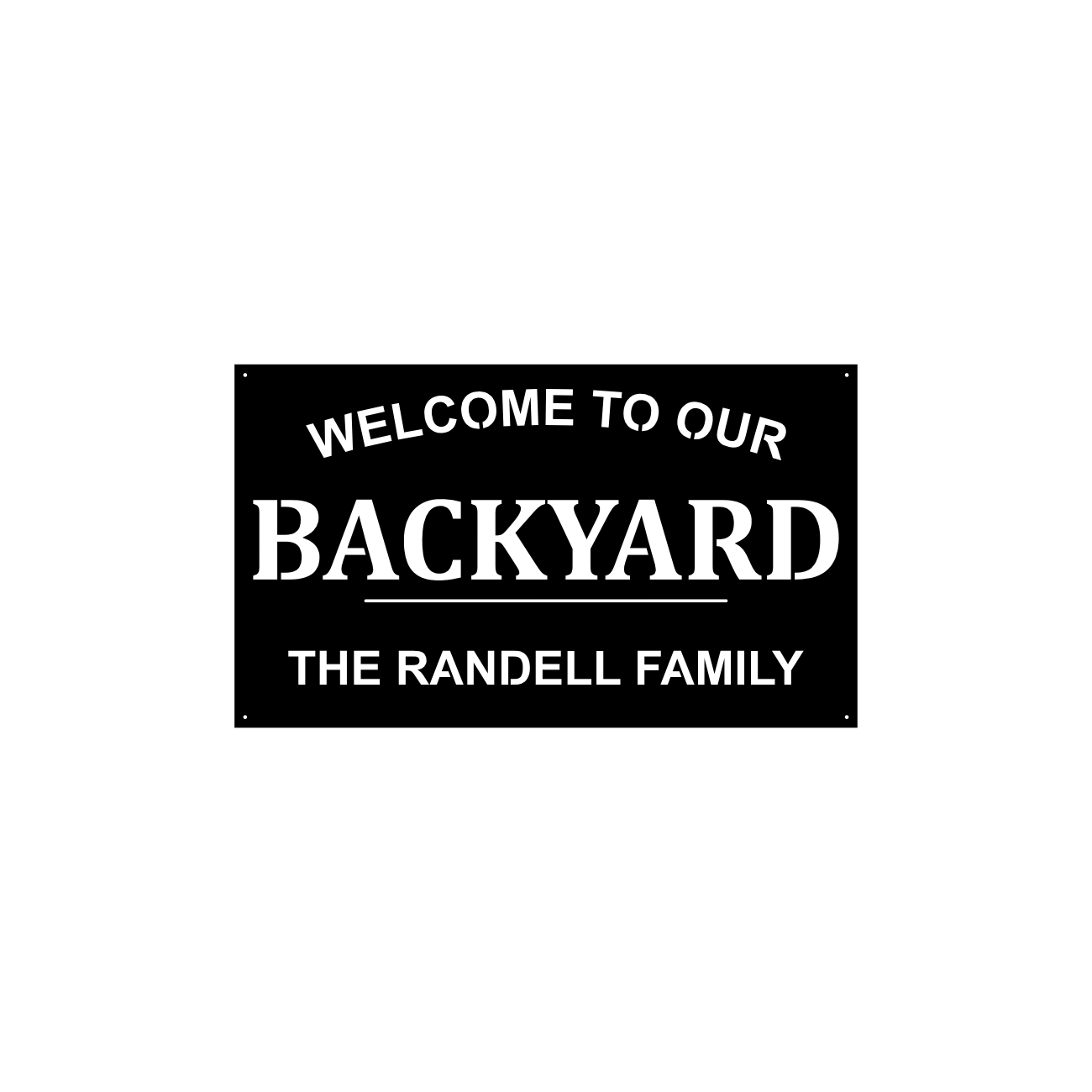 Welcome to our Backyard